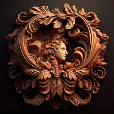 3D model baroque (STL)